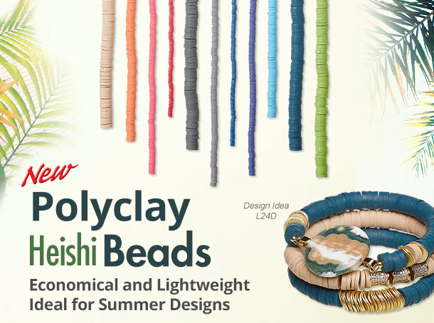 Polyclay Heishi Beads