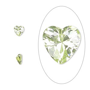 Faceted Gems Cubic Zirconia Greens