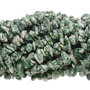 Bead, tree agate (natural), medium chip, Mohs hardness 6-1/2 to 7. Sold per pkg of (10) 34-inch strands.