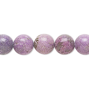 Bead, charoite (stabilized), 10mm round, C grade, Mohs hardness 5 to 6. Sold per 15-1/2&quot; to 16&quot; strand.