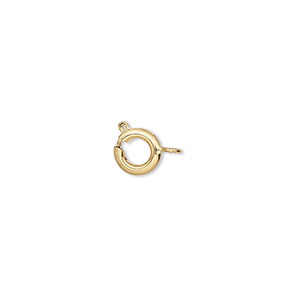 Springring Gold Plated/Finished Gold Colored
