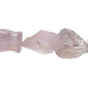 Bead, lavender amethyst (natural), small to medium rough nugget, Mohs hardness 7. Sold per pkg of 5.