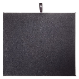 Tray insert, velveteen, black, 7-3/4 x 6-3/4 inch pad. Sold individually.