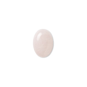 Cabochon, rose quartz (natural), 14x10mm calibrated oval, B- grade, Mohs hardness 7. Sold per pkg of 6.