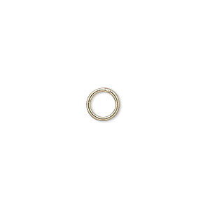 Soldered Closed Jump Rings Gold-Filled Gold Colored
