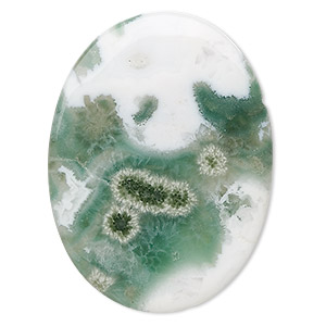 Cabochon, ocean jasper (natural), 40x30mm calibrated oval, B grade, Mohs hardness 6-1/2 to 7. Sold individually.