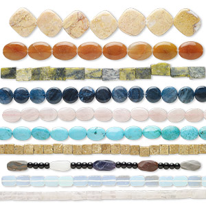 Bead mix, multi-gemstone (natural / dyed / manmade) and glass, mixed colors, 4-26mm mixed shape, D grade. Sold per pkg of (10) 13- to 16-inch strands.