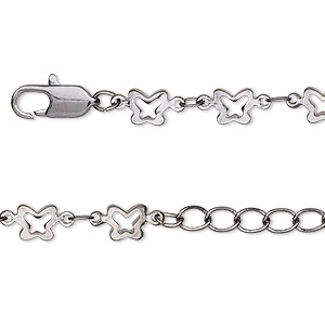 Chain Necklaces Gunmetal Greys