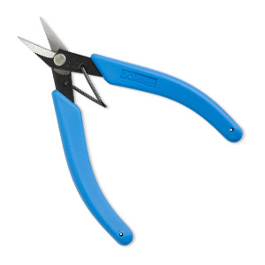Shears, Xuron&reg;, #9180, serrated high-durability, steel and rubber, black and blue, 5-3/4 inches. Sold individually.