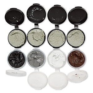 Adhesive, Apoxie&reg; Sculpt, epoxy and polymer resin, assorted neutral colors. Sold per 0.4-pound pkg.