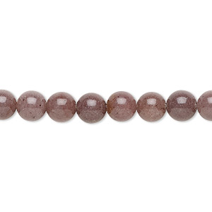 Bead, purple aventurine (natural), 6mm round, B grade, Mohs hardness 7. Sold per 15-1/2&quot; to 16&quot; strand.