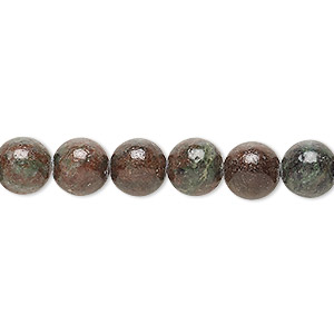 Bead, Kashgar garnet (natural), 8mm round, B grade, Mohs hardness 7 to 7-1/2. Sold per 15-1/2&quot; to 16&quot; strand.