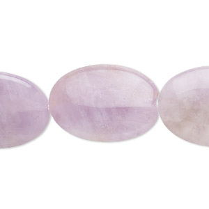 Bead, banded amethyst (natural), 25x18mm oval, B grade, Mohs hardness 7. Sold per 15-1/2&quot; to 16&quot; strand.