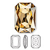Crystal Passions® Faceted Emerald Cut Fancy Stone Emebllishments