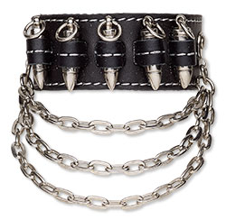 Item Numer 7268JD Leather Bracelet with Bullets