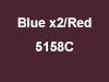Blue x2/Red 5158C