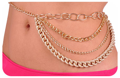 Jewelry Making Article - DIY Belly Chains - Fire Mountain Gems and