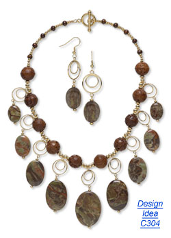 Design Idea C304 Necklace and Earrings