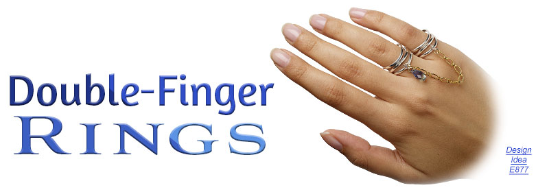 Diamond Wavy Two Finger Ring - Jugar N Spice