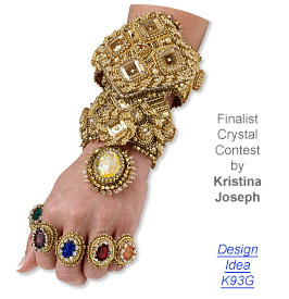 Design Idea K93G Bracelet, Ring and Earrings