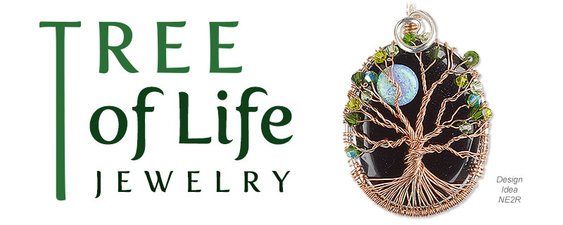 Tree of Life Charm, Bohemian Metal Charms, Gold or Silver (Pack)
