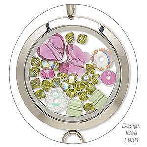WEDDING FLOATING CHARMS, Floating Charms for Lockets, Flower