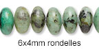 6x4mm Rondelle Beads
