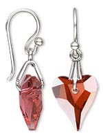 I&#39;m looking for simple and elegant earrings I can make for Valentine&#39;s Day. Have any suggestions?