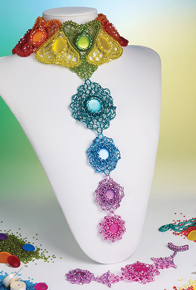 Colorful Necklace Back Cover Advertisement