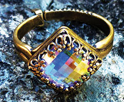 Almost Instant Jewelry Swarovski Fancy Stone Ring
