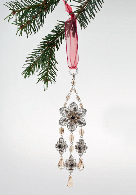 Ornament with Swarovski Crystal 