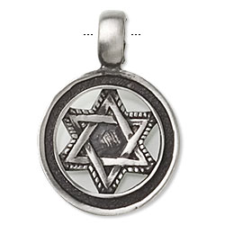 Memory Wire Beading Kit - Hanukkah - Blue & Gold - Dreidel & Star of David