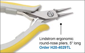 Lindstrom Ergonomic Round-Nose Pliers