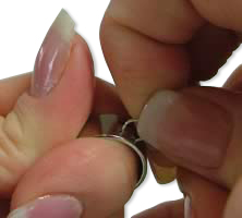 5pcs Jump Ring Opener Closer Jewelry DIY Making Finger Tool 4 Size Slots