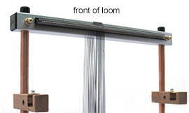 Swing Clips to Front of Loom