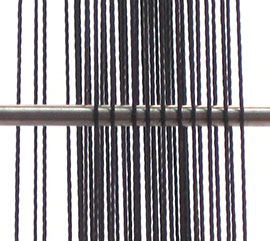 Weave Spring Bar Between Warp