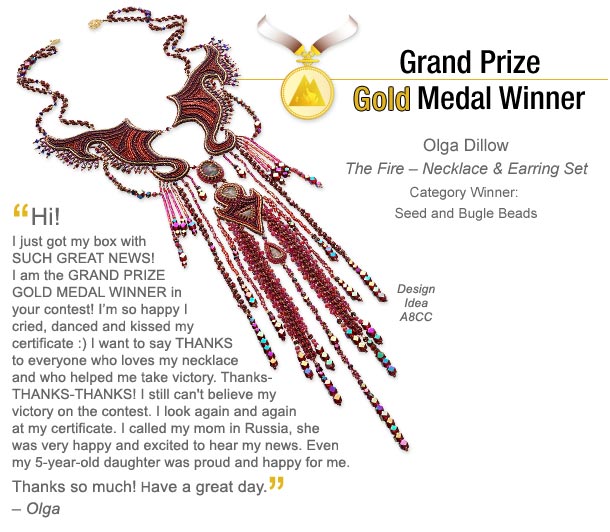 Grand Prize Gold Medal Winner: Olga Dillow