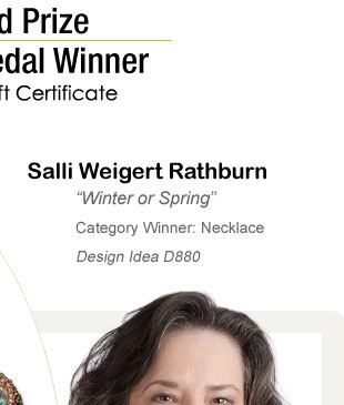 Grand Prize Gold Medal Winner: Salli Rathburn