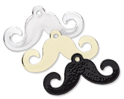 Mustache Charms