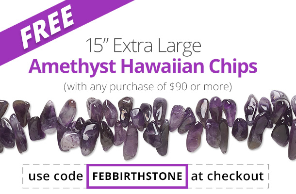 Free Gift with Purchase - Amethyst Hawaiian Chips with any purchase of $90 or more