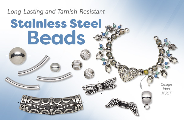 Long-Lasting and Tarnish-Resistant - Stainless Steel 