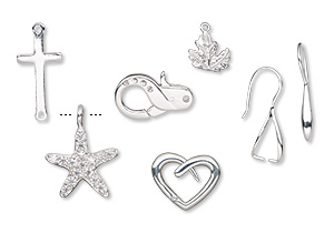 Sterling Silver Findings, Charms, Drops and Links