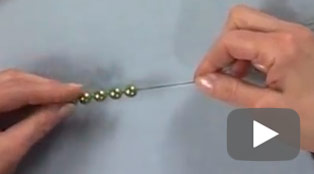 Hand Knotting Pearls