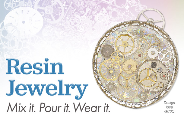Resin Jewelry - Mix it. Pour it. Wear it.