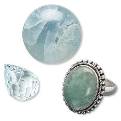 Aquamarine Gemstone Beads and Components