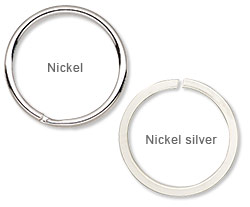 Nickel and Nickel Silver Beads and Components
