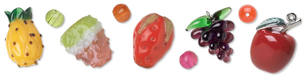 Fruit Beads and Components