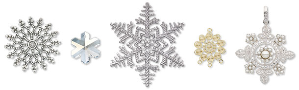 Snowflake Beads and Components