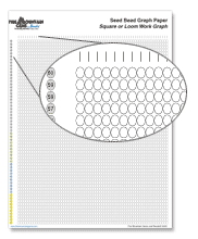 Printable Square or Loom Work Graph Paper