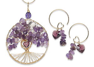 Making Gemstone Jewelry: Keychain, Necklace, Tie Tack, Bracelet